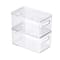 4 Pack: Small Clear Stacking Plastic Bin with Lid by Simply Tidy®